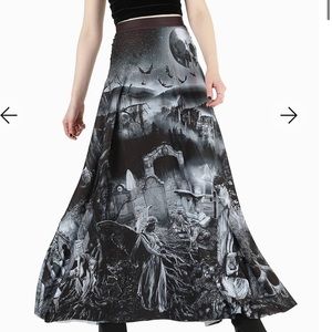 Blackmilk Necropolis maxi skirt